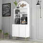 Hanah Home Lyon 80 Blanco y Oro